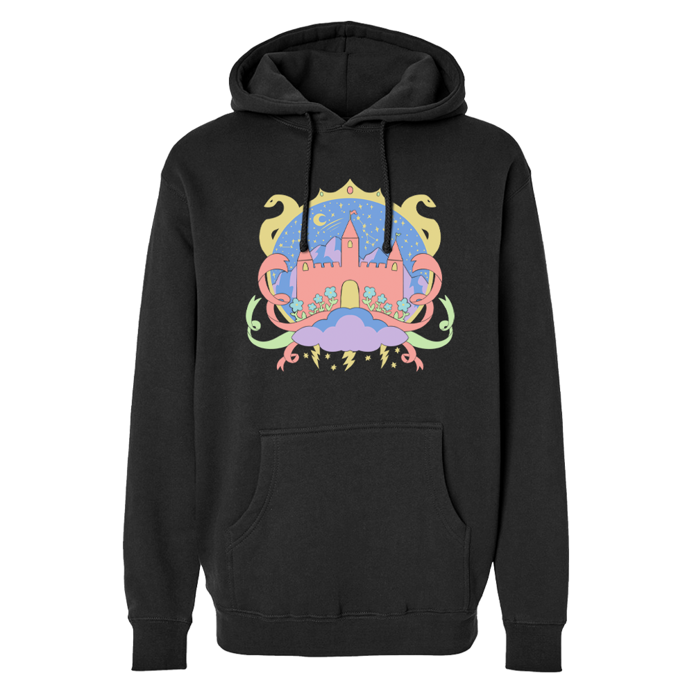 Holiday Castle Black Hoodie