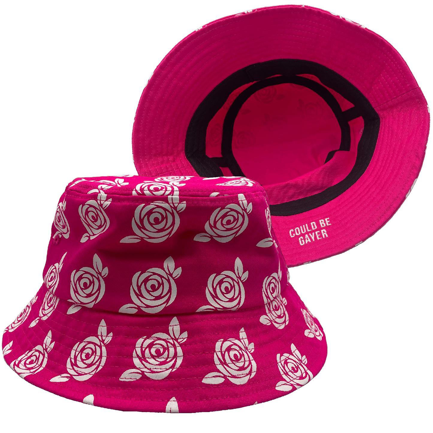 Could Be Gayer Magenta Bucket Hat
